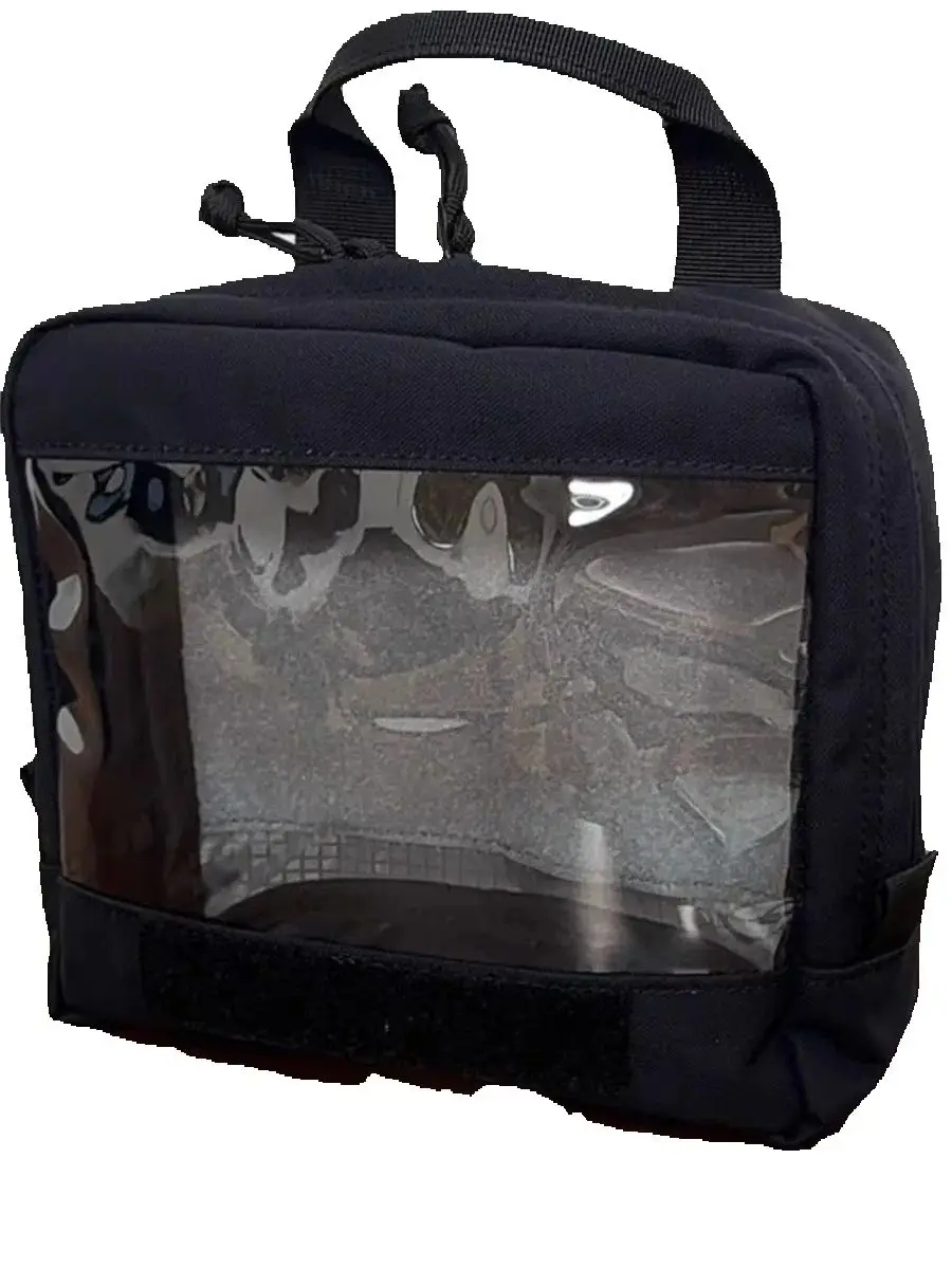 Bolsa táctica transparente secundaria con organizador interior Simple - imagen 3