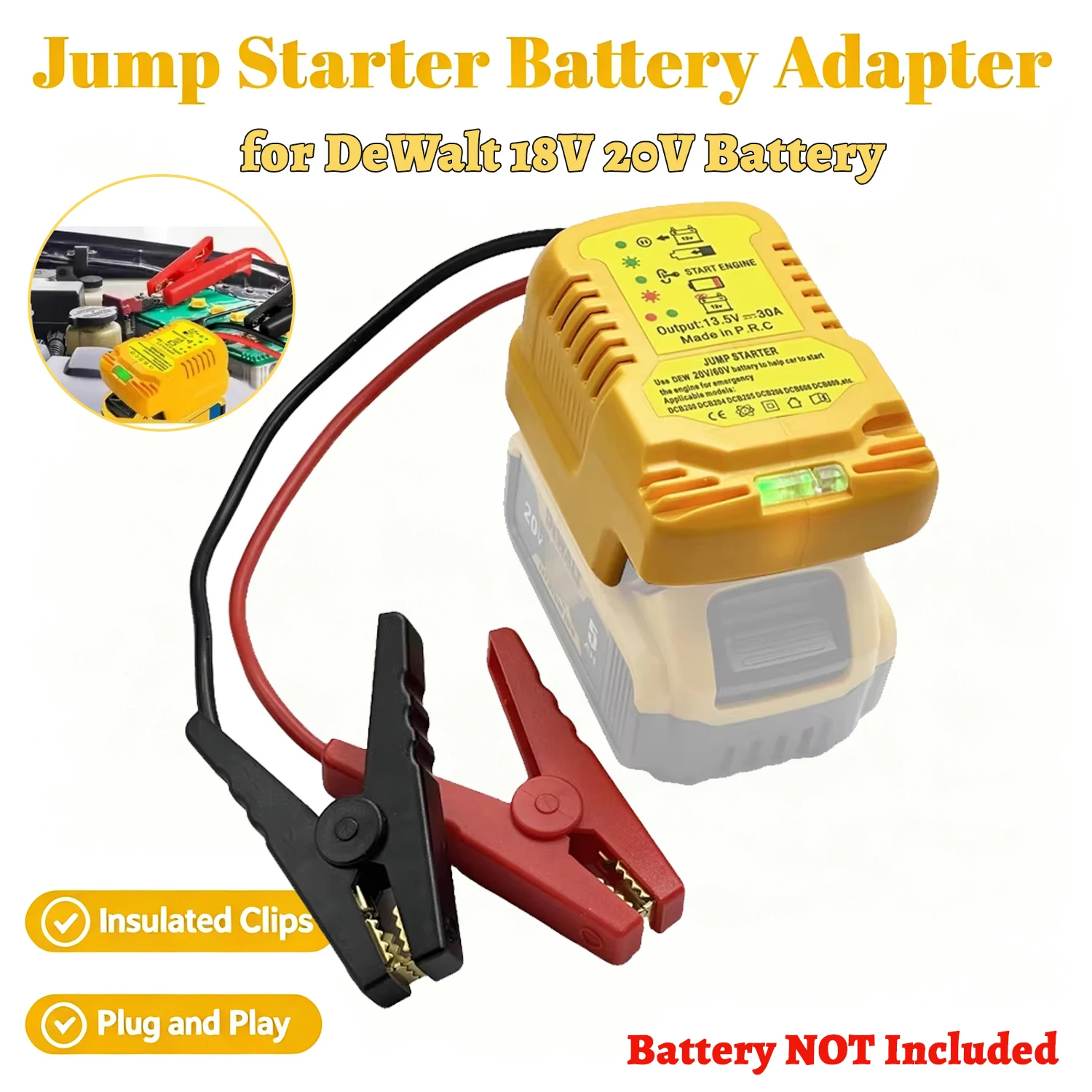 DeWalt Adaptador de Arranque de Emergencia para Coche - imagen 2