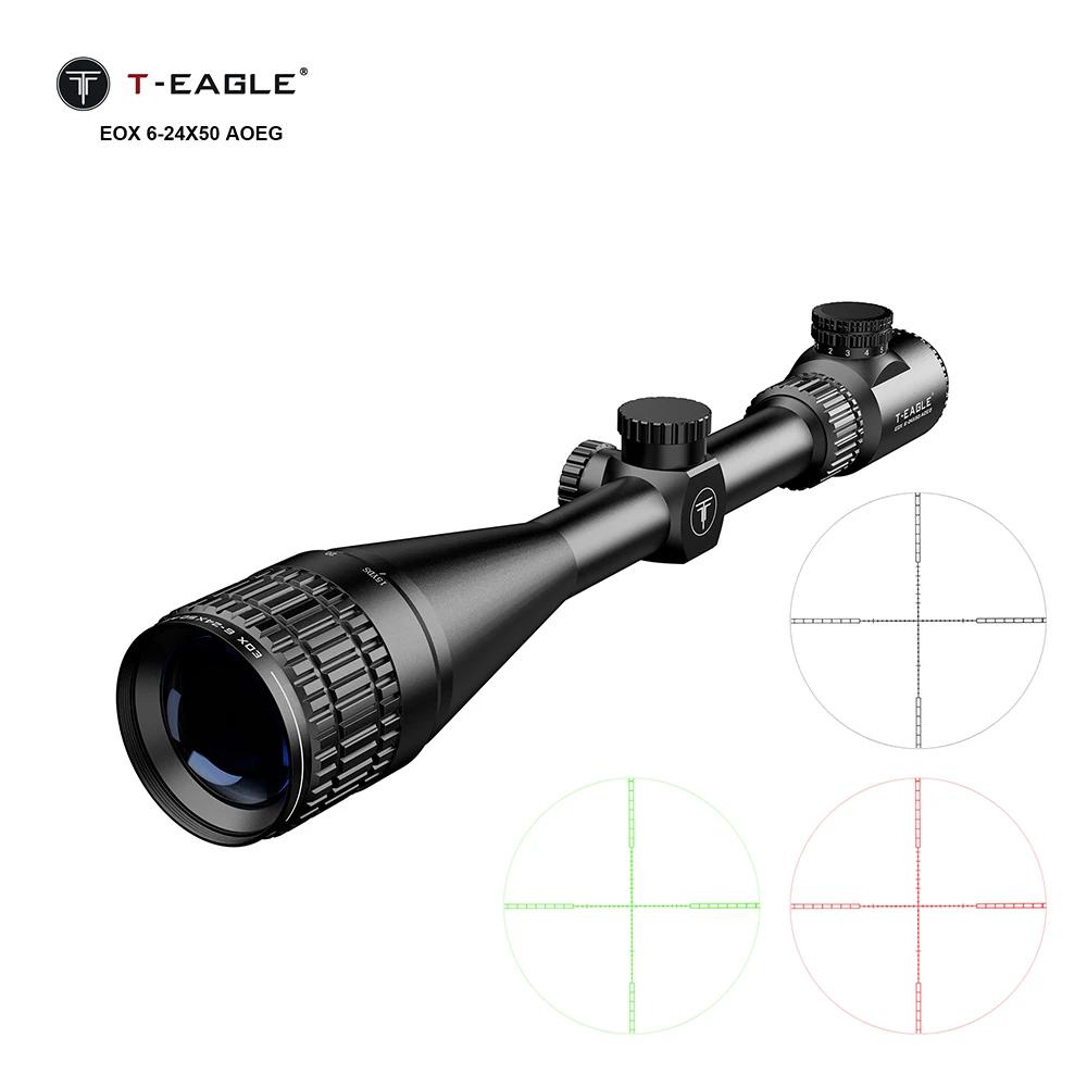 Mira telescópica T-Eagle EOX AOEG iluminada rojo/verde pistola aire