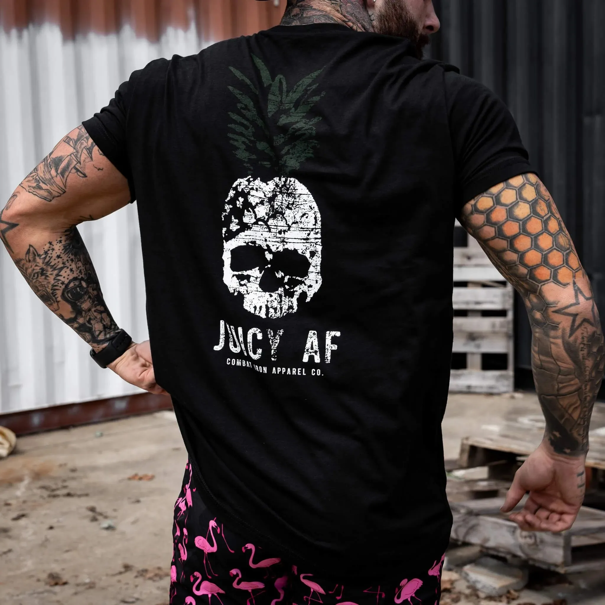 Juicy AF Camiseta táctica piña hombre algodón puro militar - imagen 2