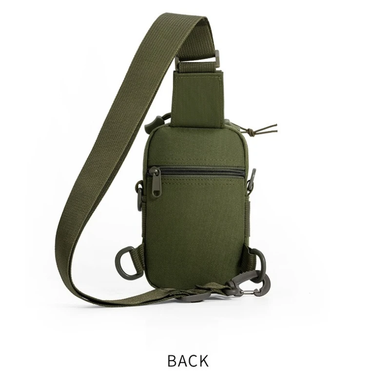 Bolsa de pecho táctica MOLLE con porta botella para senderismo - imagen 5