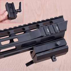 Adaptador Harris para bípode Picatinny de 20 mm con bloqueo de giro