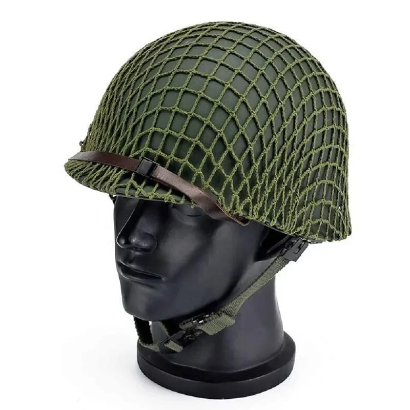 Casco M1 táctico de acero con protección para aire libre y airsoft - imagen 5