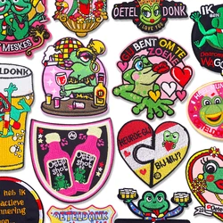 Parche bordado Oeteldonk – Emblema carnaval termoadhesivo
