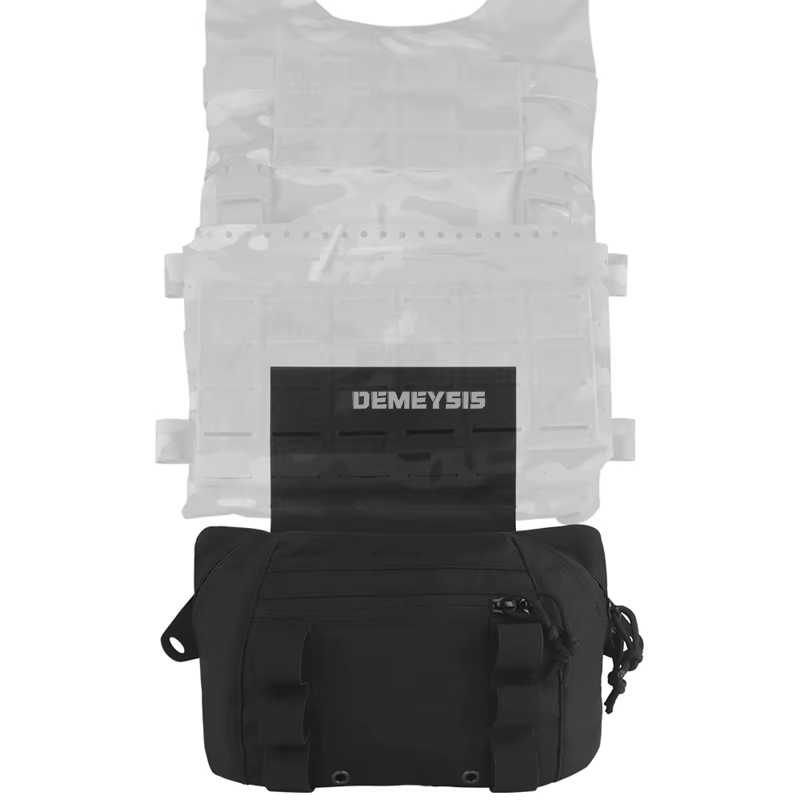 Bolsa táctica de cintura portaplacas abdominal multiusos senderismo