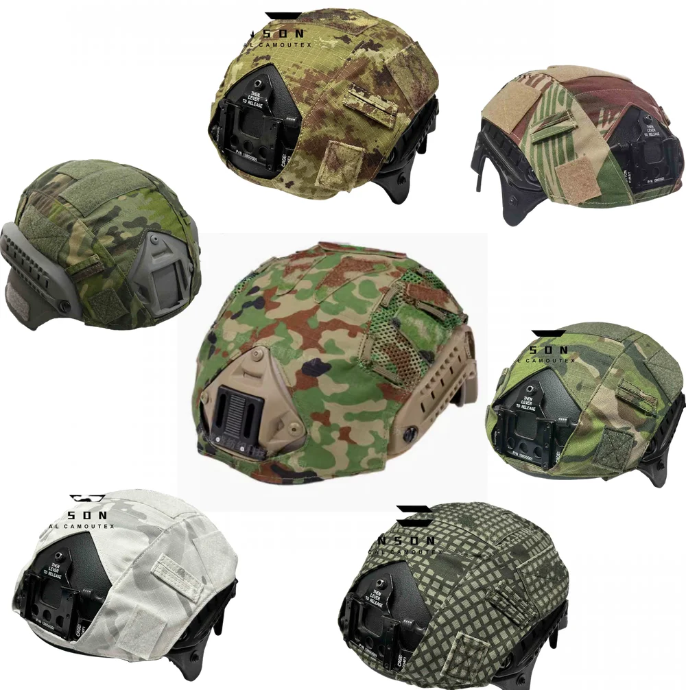 Funda casco táctico camuflaje MCBK/EMR para FAST - imagen 3