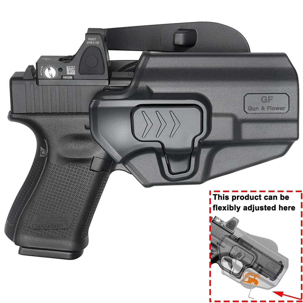 Funda OWB para Glock G19/G26/G45 con retención nivel II derecha - imagen 5