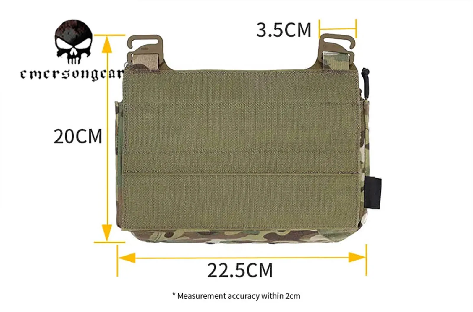 Emersongear EM9631 Portacargador MOLLE táctico con solapa