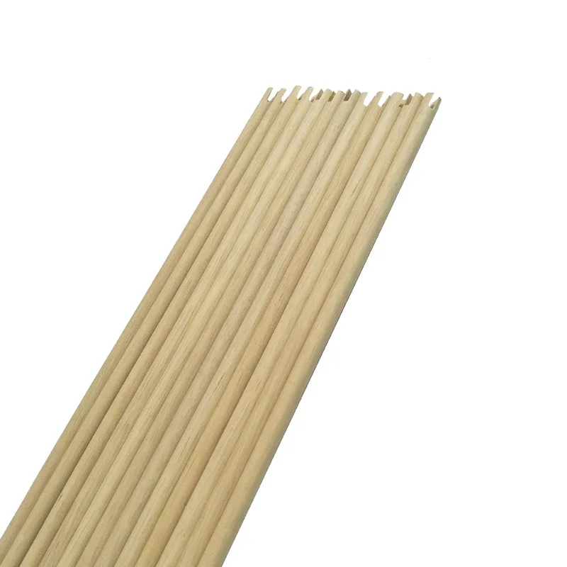 Eje de flecha de madera OD 8 mm, herramienta de tiro al aire libre - imagen 2