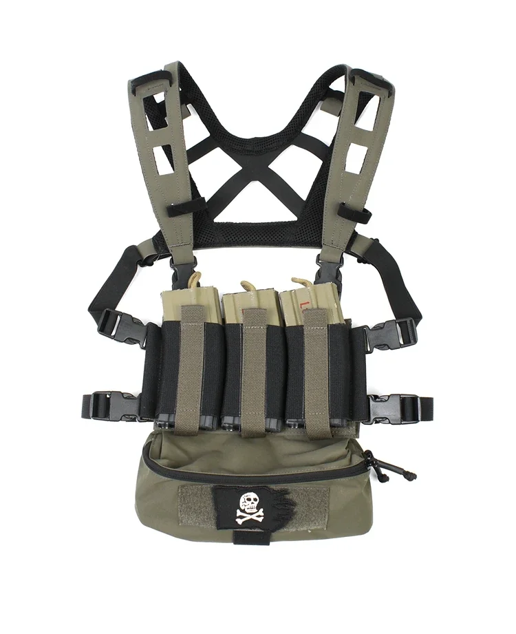 Chaleco táctico MOLLE con placard para airsoft JPC - imagen 4