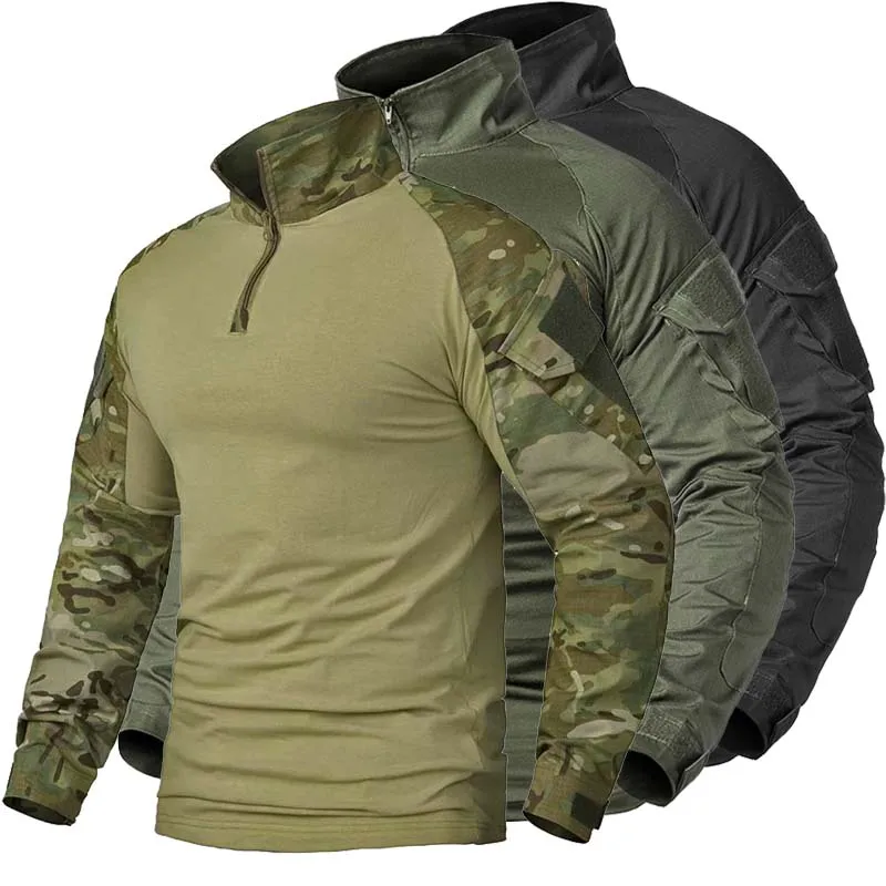 Camiseta táctica camuflaje manga larga secado rápido - imagen 5