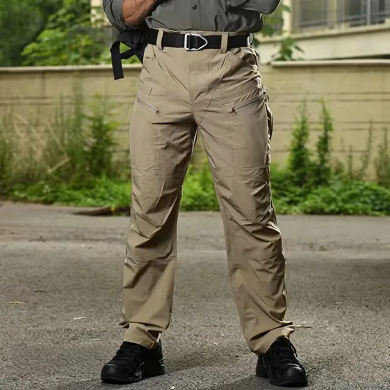 Pantalón táctico ligero para hombre, elástico y de secado rápido - imagen 2