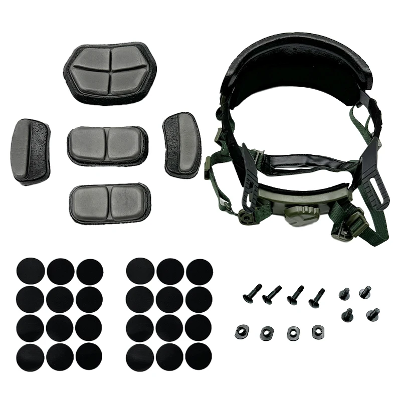Suspensión interior ajustable para casco de caza alto corte SF