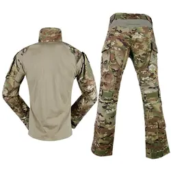 Uniforme BDU Gen3 táctico paintball manga larga corte ajustado