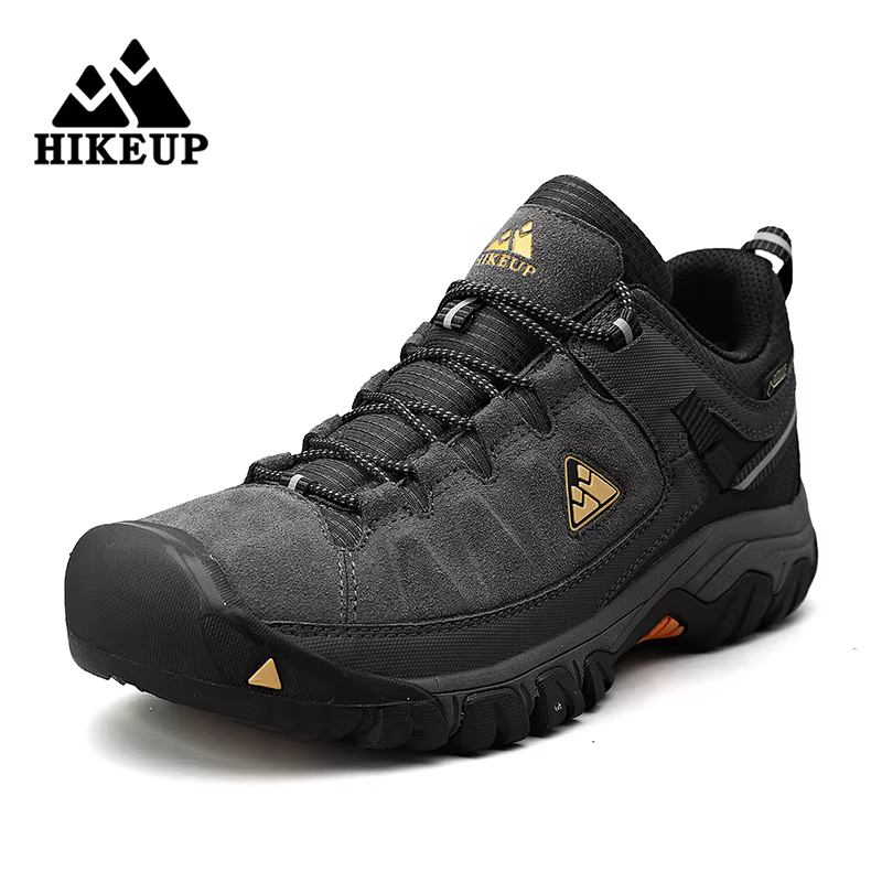 HIKEUP Zapatos Senderismo Hombre Cuero Duradero Suela Goma - imagen 4