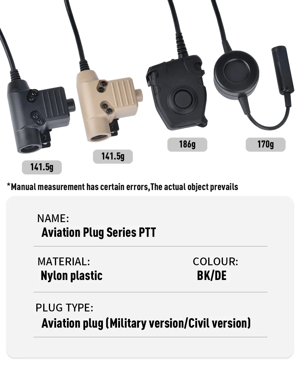 Detalle del conector de 6 pines del PTT WADSN
