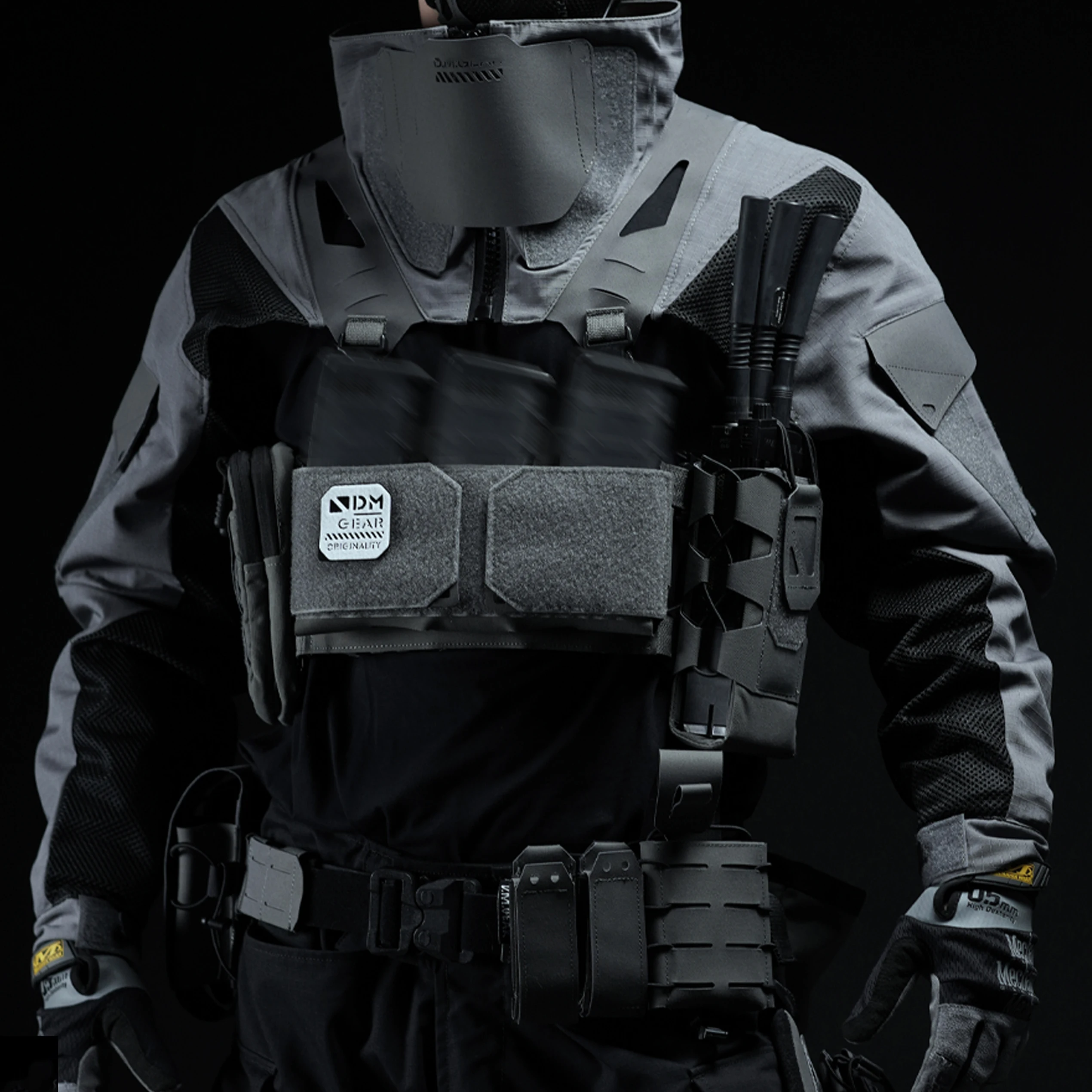 Uniforme táctico transpirable resistente al sol mangas para chaleco - imagen 5