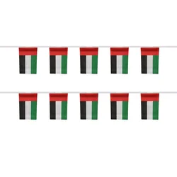 Banderines Emiratos Árabes Unidos poliéster – decoración para fiestas