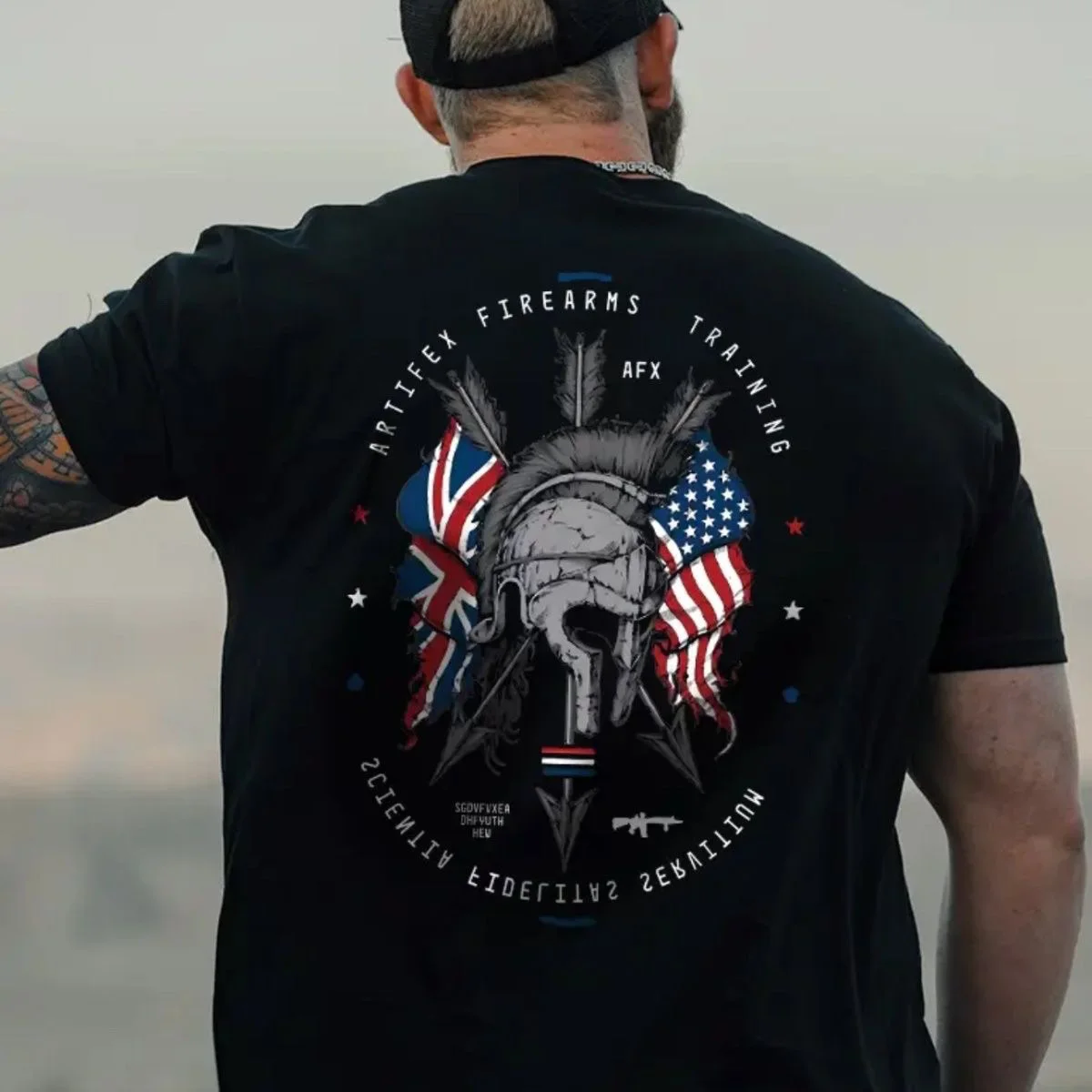 Camiseta táctica militar de verano algodón puro retro holgada - imagen 3
