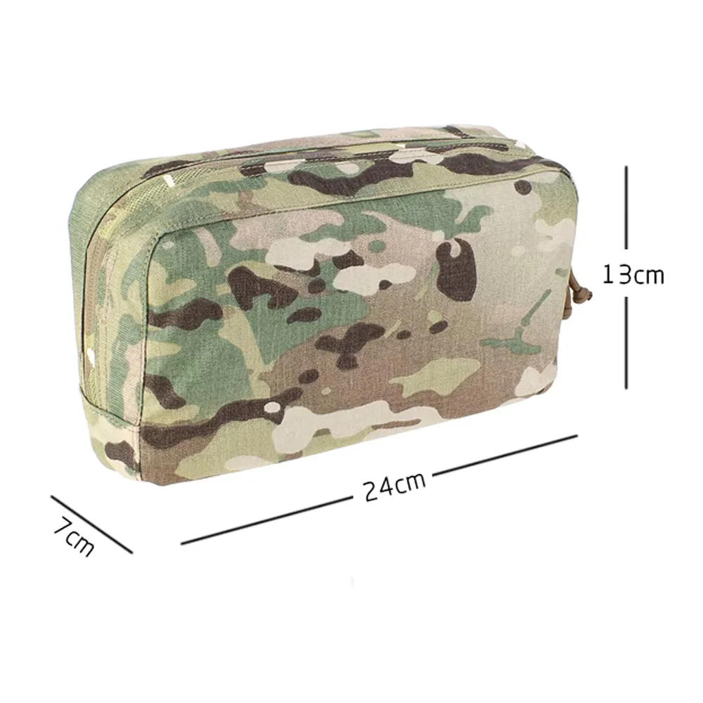 Bolsa táctica MOLLE horizontal mediana para airsoft y exteriores - imagen 5