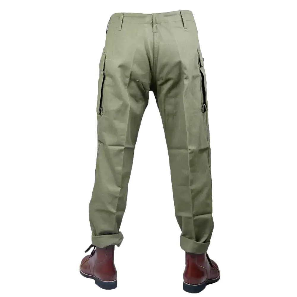 Chaqueta entrenamiento militar WW2 Estados Unidos verde HBT - imagen 2