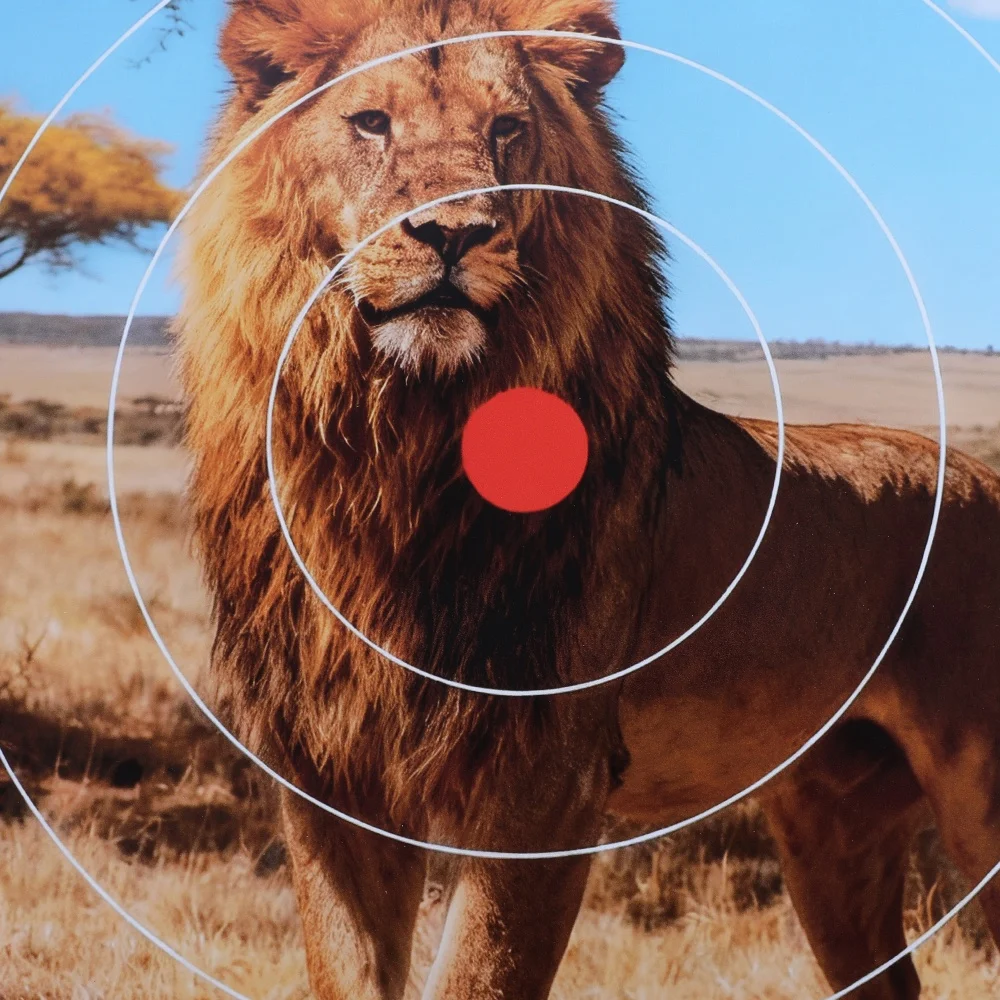 Papel diana tiro con arco – Animales salvajes para práctica caza - imagen 4