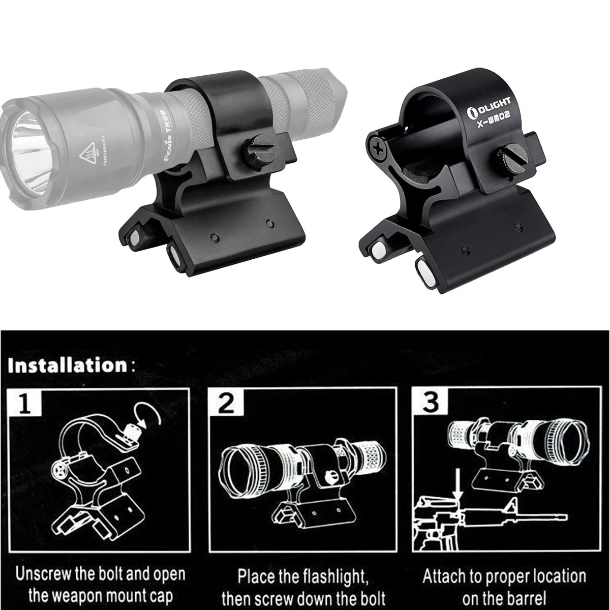 Soporte magnético para linterna con anilla de 25,4 mm - imagen 2