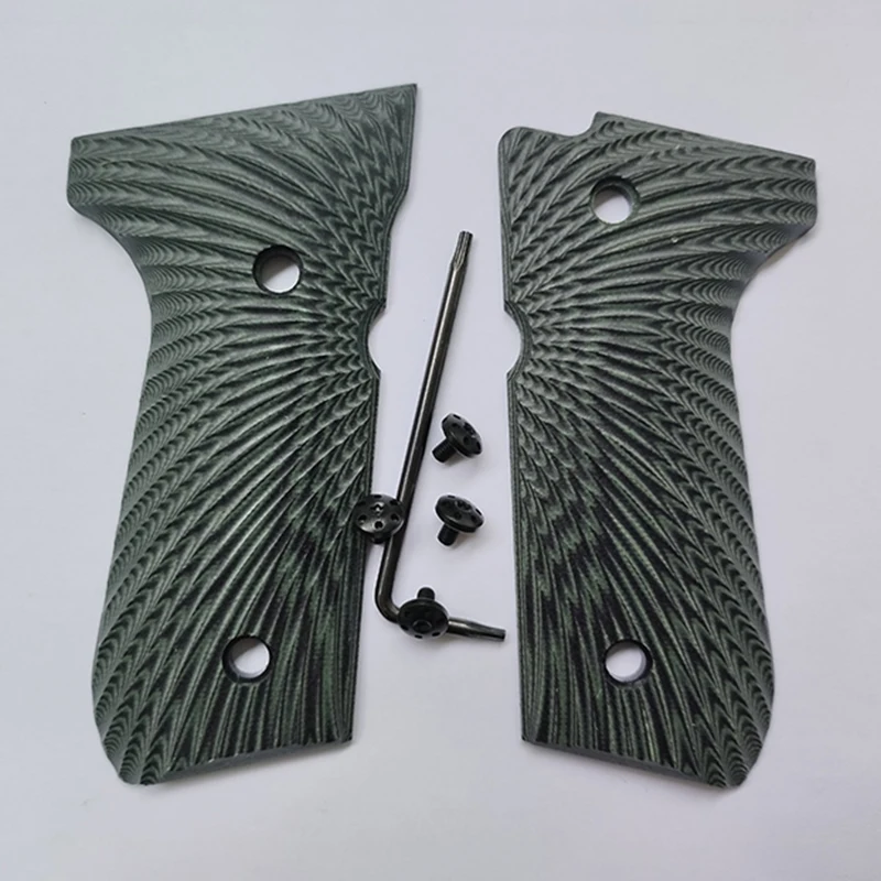 Empuñaduras G10 Beretta 92fs M9 – Tamaño completo textura Sunburst - imagen 2
