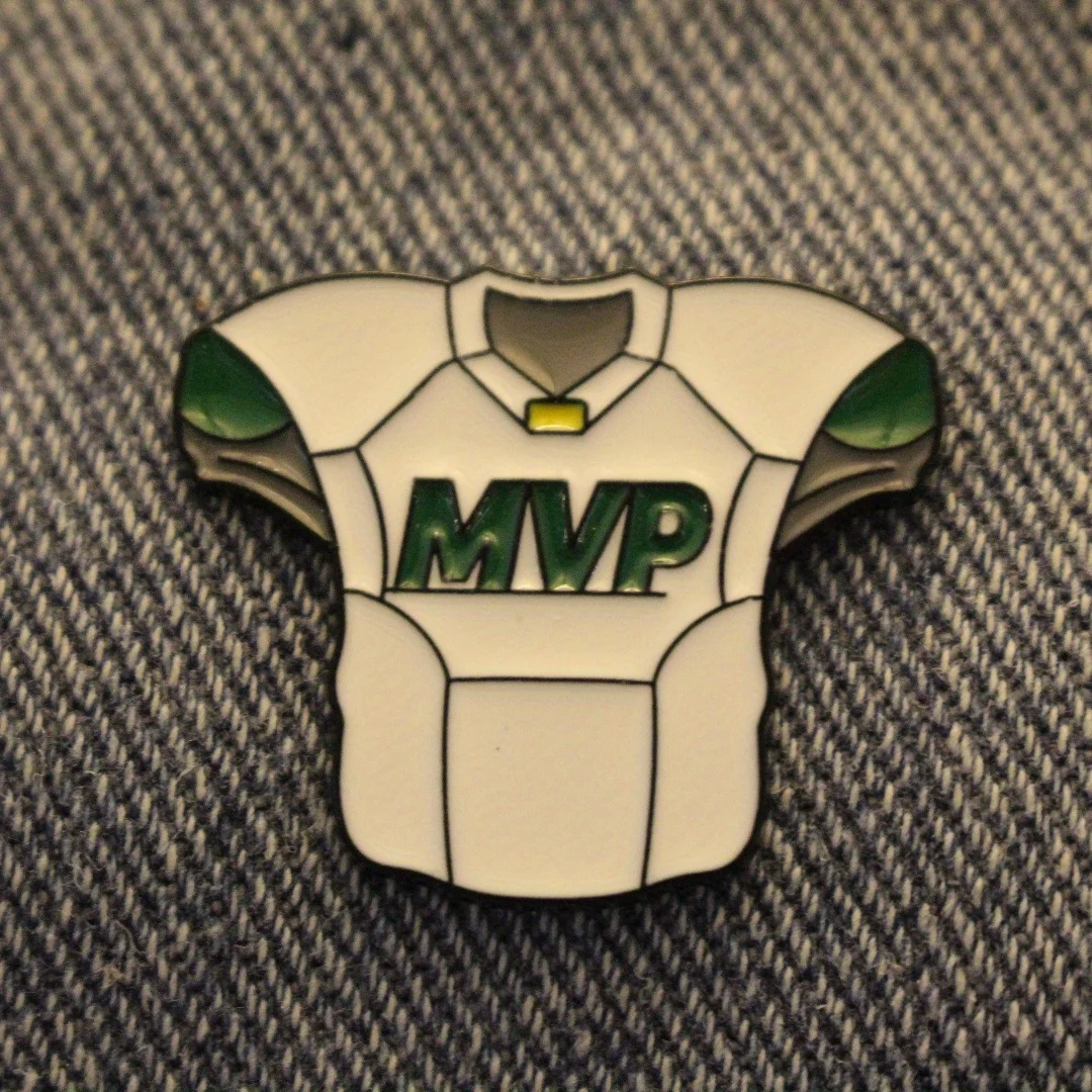 MVP Jersey jugador unisex moderno y divertido para mochila o vestir
