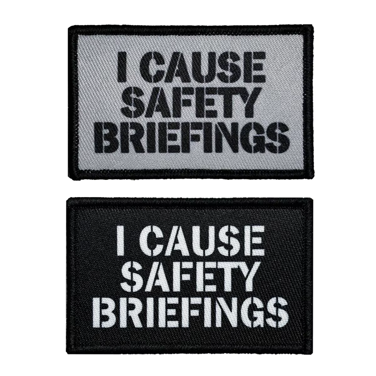 Parche moral humorístico bordado con velcro para mochilas y chaquetas - imagen 3