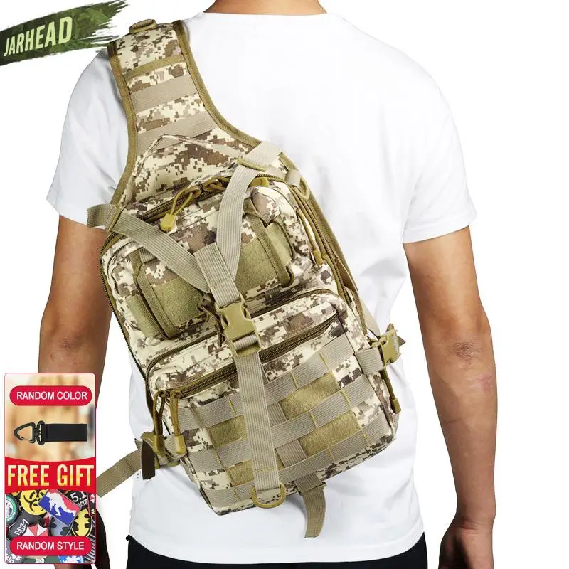Mochila táctica Sling MOLLE impermeable de senderismo camping - imagen 2