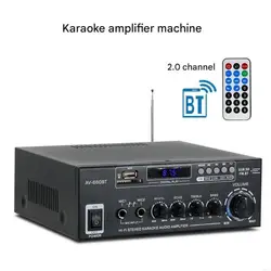 Amplificador de sonido estéreo con radio FM y entrada USB