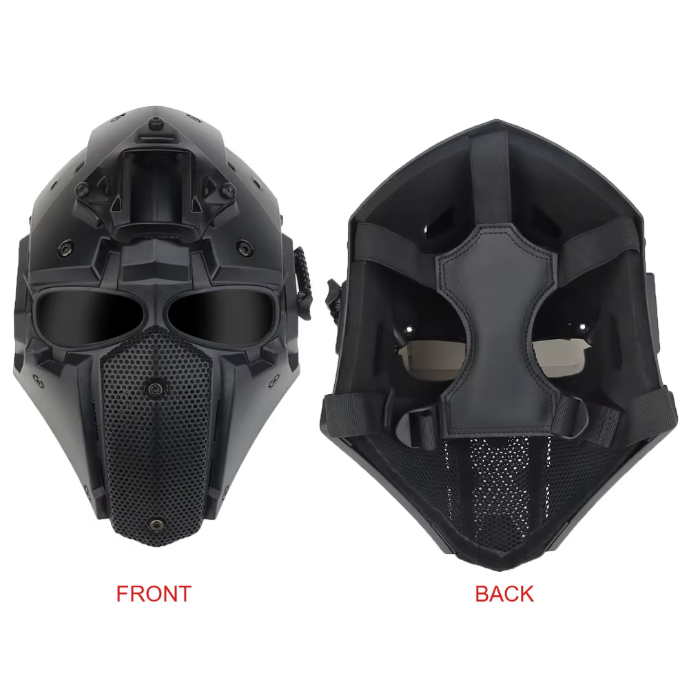 Máscara táctica airsoft transpirable protección facial completa outdoor - imagen 2