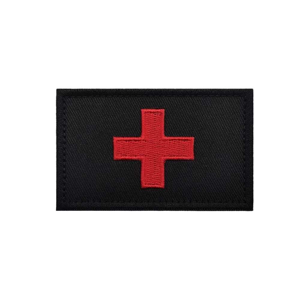 Parche velcro primeros auxilios – Insignia médica táctica para mochillas MOLLE
