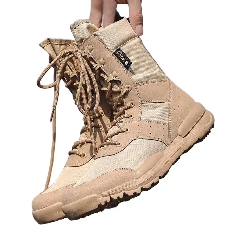Botas tácticas ultraligeras transpirables de senderismo de verano - imagen 4