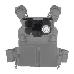 Panel MOLLE de navegación táctica con brújula militar y GPS