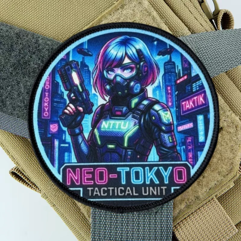 Parche militar anime con gancho y bucle para gorra o mochila - imagen 4