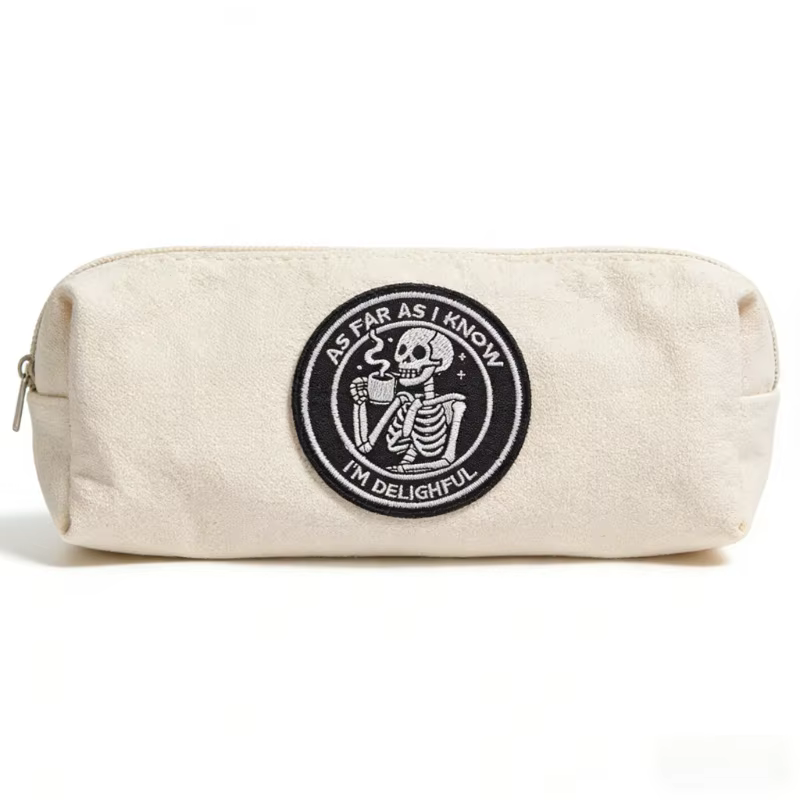 Parche bordado calavera esqueleto amante del café para chaquetas - imagen 5