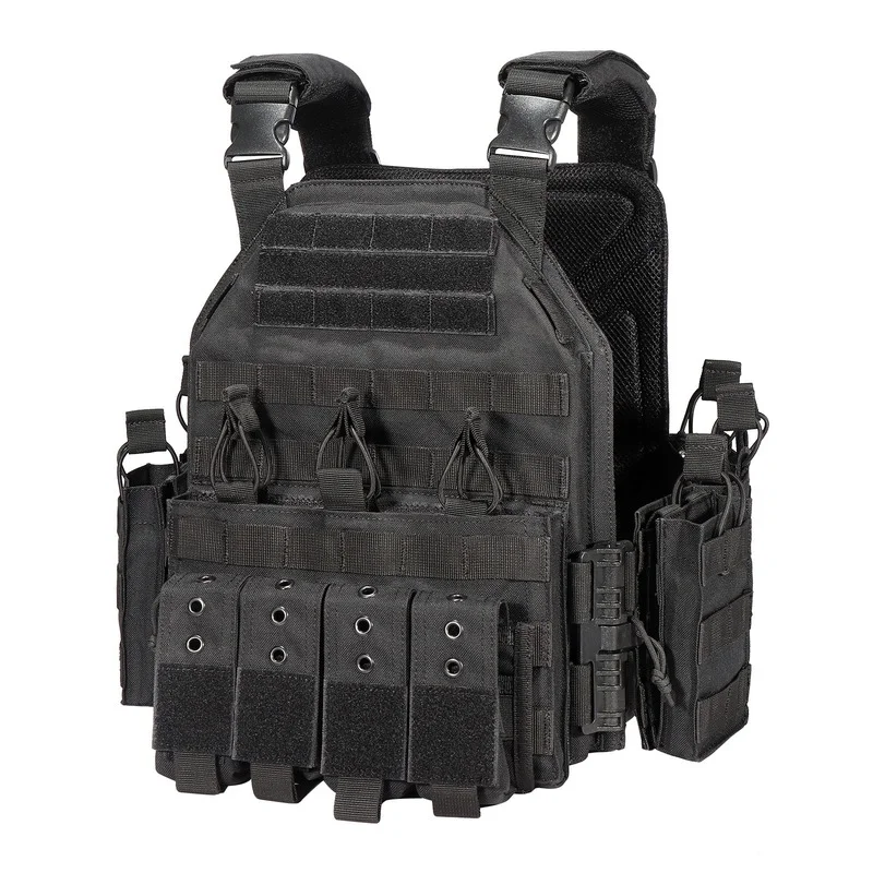 Chaleco portaplacas modular ajustable de nylon 1000D - imagen 2