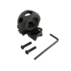 Soporte linterna casco táctico rotación 360° liberación rápida