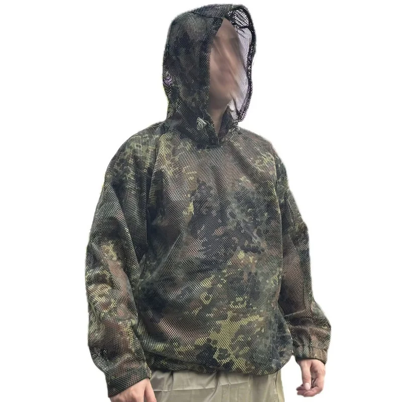 Chaqueta antimosquitos malla táctica camuflaje alemán - imagen 5