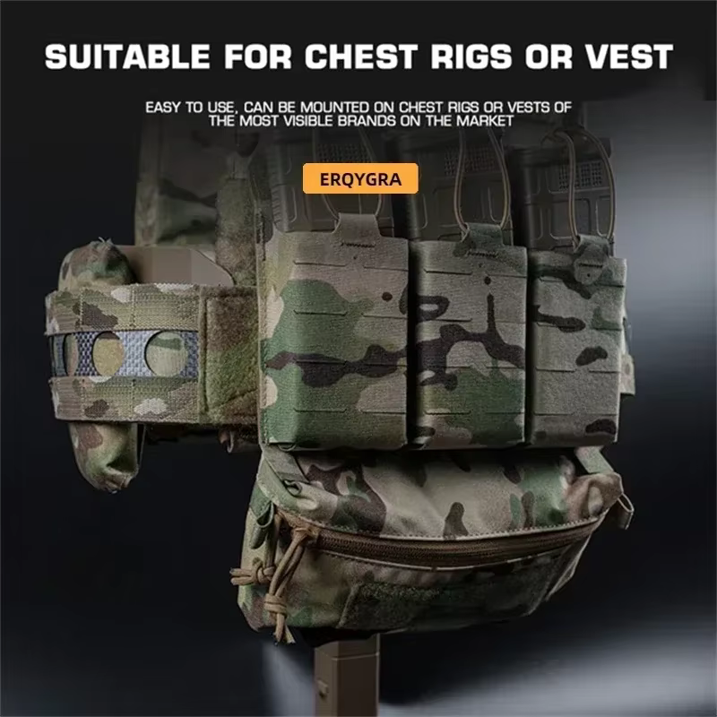 ERQYGRA bolsa táctica de pecho Molle para caza y airsoft - imagen 4