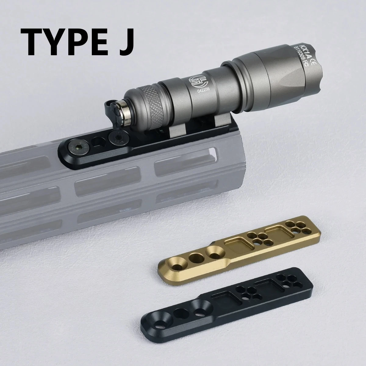 ARIS montura táctica offset CNC para linterna Surefire en Picatinny - imagen 3