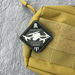 Parche PVC Hannya insignia moral táctica MOLLE – Equipo militar