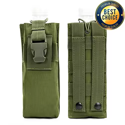 Bolsa táctica MOLLE con portabotellas para radio - Outdoor