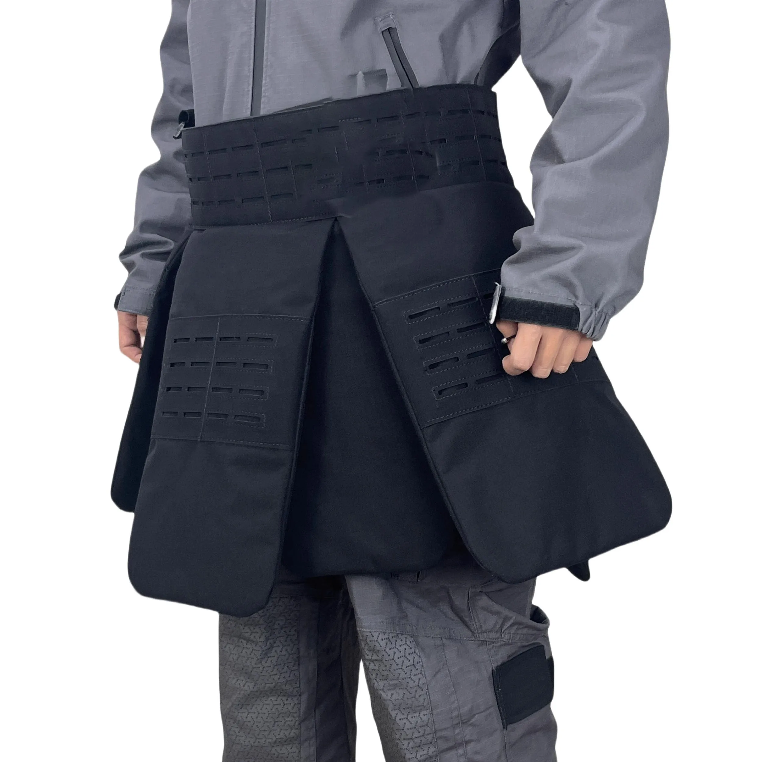 Chaleco táctico antibalas NIJ IIIA 1000D MOLLE ajustable exteriores - imagen 2