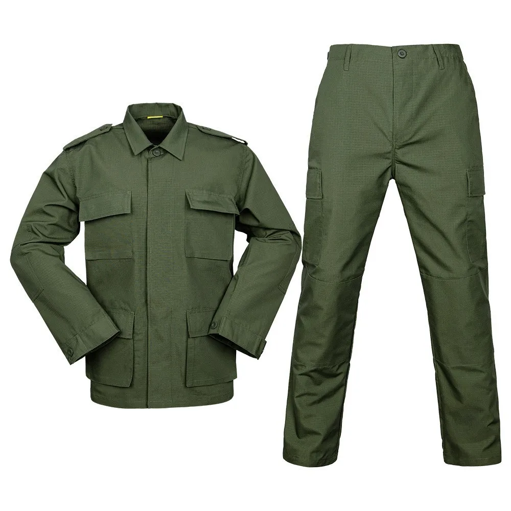 Uniforme BDU de camuflaje tricolor para entrenamiento al aire libre - imagen 2