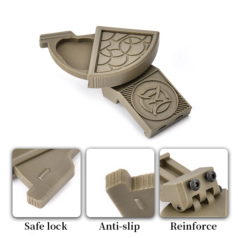 WADSN portabaterías para rail Picatinny nylon táctica airsoft - imagen 4