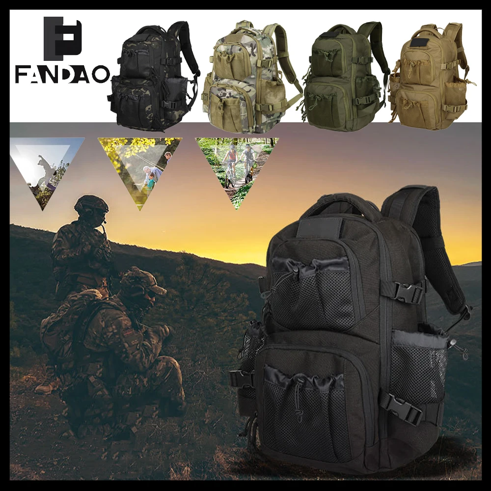 Mochila táctica MOLLE impermeable para senderismo y camping - imagen 3
