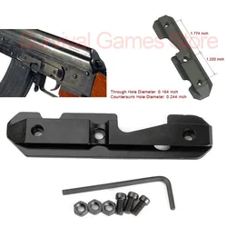 Montura táctica AK47/AK74 cola de golondrina riel lateral